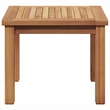 vidaXL Solid Teak Wood Coffee Table in Brown