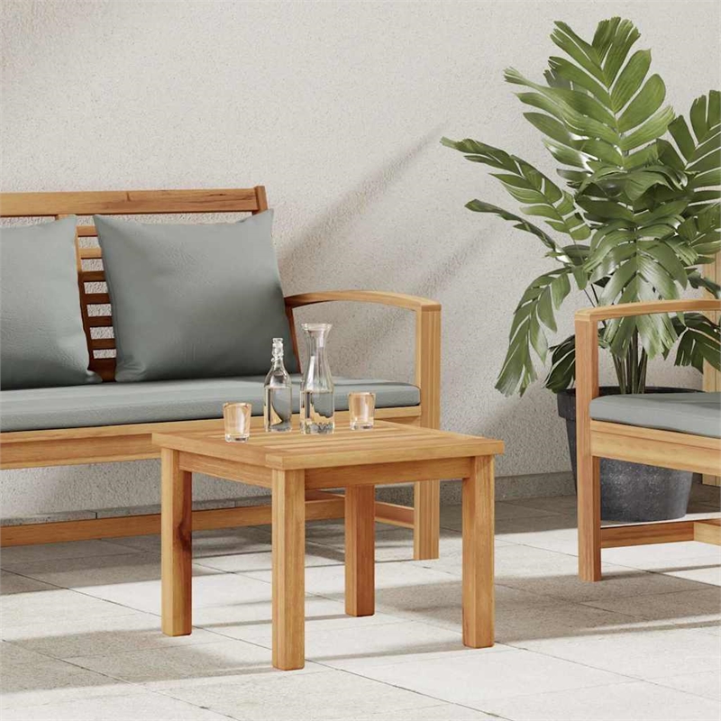 vidaXL Solid Teak Wood Coffee Table in Brown
