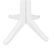 vidaXL Plastic Garden Table in White