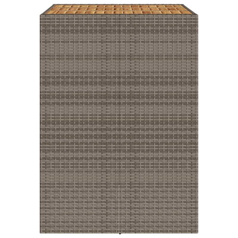 vidaXL Garden Bar Table in Gray