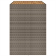 vidaXL Garden Bar Table in Gray