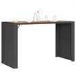 vidaXL Garden Bar Table in Black