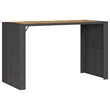 vidaXL Garden Bar Table in Black