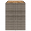 vidaXL Garden Bar Table in Gray