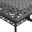 vidaXL Cast Aluminum Large Garden Dining Table in Bronze