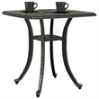 vidaXL Cast Aluminum Garden Table in Bronze