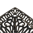 vidaXL Cast Aluminum Garden Table in Bronze
