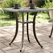 vidaXL Cast Aluminum Garden Table in Bronze