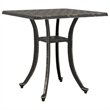 vidaXL Cast Aluminum Garden Dining Table in Bronze