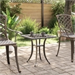 vidaXL Cast Aluminum Garden Dining Table in Bronze