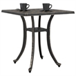 vidaXL Cast Aluminum Garden Dining Table in Bronze