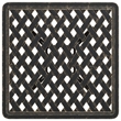 vidaXL Cast Aluminum Garden Dining Table in Bronze