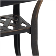 vidaXL Cast Aluminum Garden Dining Table in Bronze