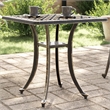 vidaXL Cast Aluminum Garden Dining Table in Bronze