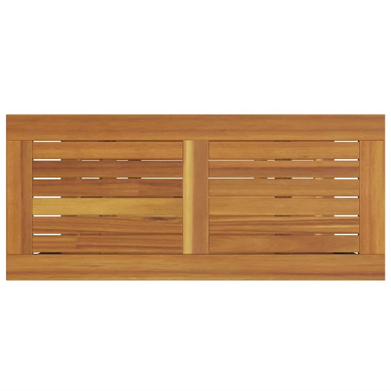 vidaXL Outdoor Table in Natural/Brown/Black