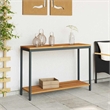 vidaXL Outdoor Table in Natural/Brown/Black