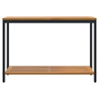 vidaXL Outdoor Table in Natural/Brown/Black