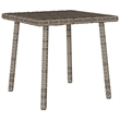 vidaXL PE Rattan Garden Coffee Table in Gray