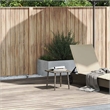 vidaXL PE Rattan Garden Coffee Table in Gray