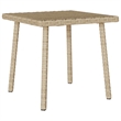 vidaXL Poly Rattan Garden Coffee Table in Beige