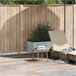 vidaXL Poly Rattan Garden Coffee Table in Beige