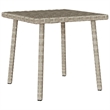 vidaXL PE Rattan Garden Coffee Table in Light Gray