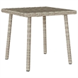 vidaXL PE Rattan Garden Coffee Table in Light Gray