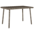 vidaXL PE Rattan Garden Coffee Table in Gray