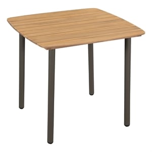 vidaXL Solid Acacia Wood Dining Table in Brown