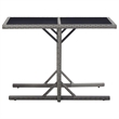 vidaXL Poly Rattan Outdoor Table in Anthracite/Gray
