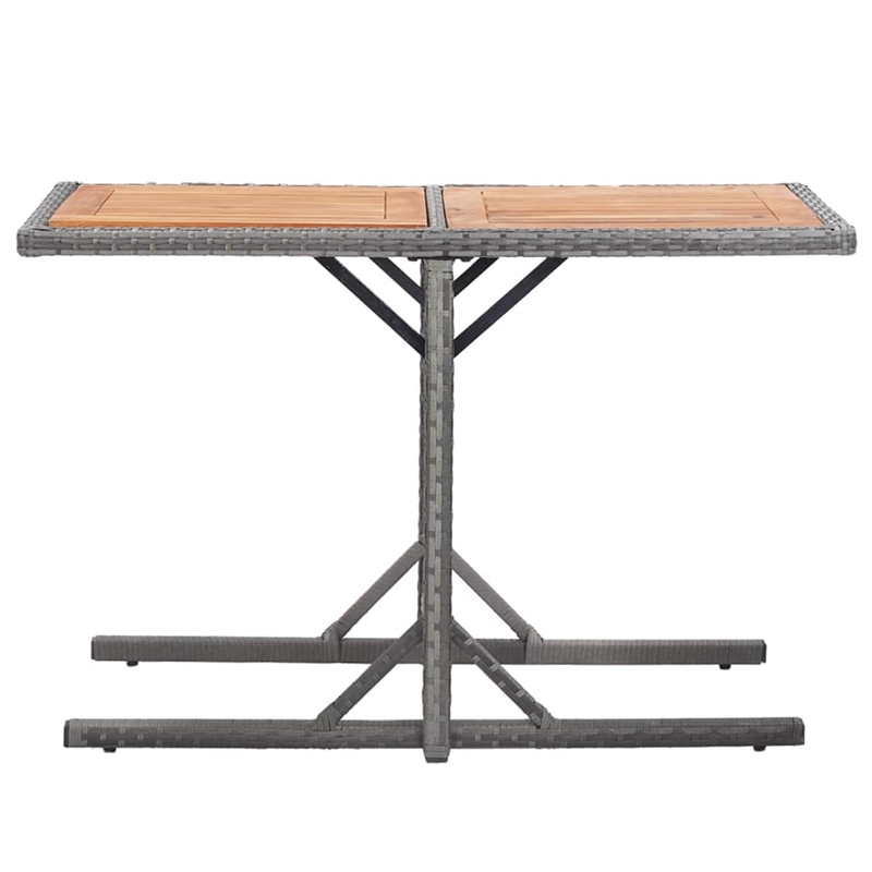 vidaXL Outdoor Table in Anthracite/Gray