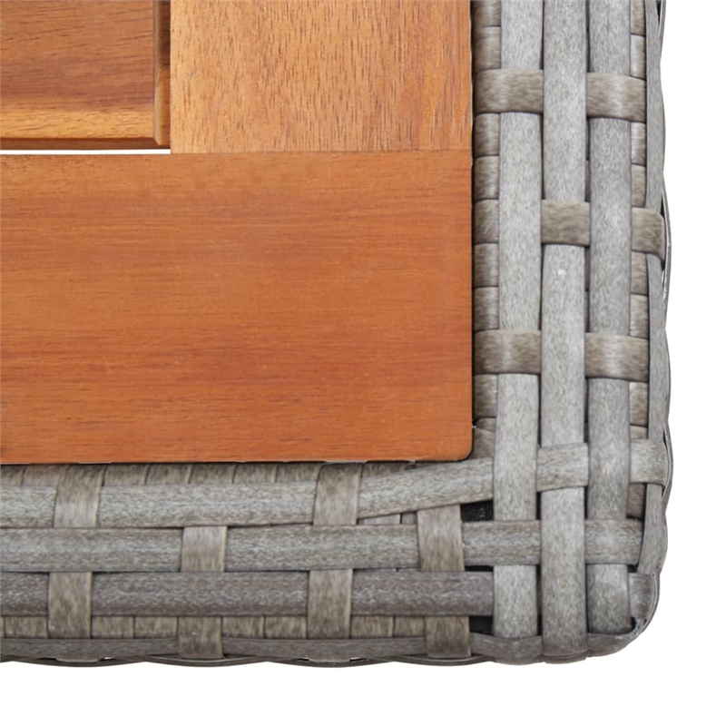 vidaXL Outdoor Table in Anthracite/Gray