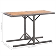 vidaXL Outdoor Table in Anthracite/Gray