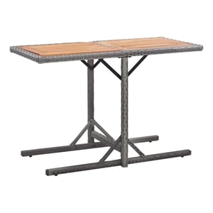 vidaXL Outdoor Table in Anthracite/Gray