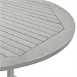 vidaXL Solid Acacia Wood Dining Table in Gray