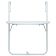 vidaXL Plastic Small Foldable Balcony Table in White
