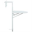 vidaXL Plastic Small Foldable Balcony Table in White