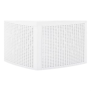vidaXL Polypropylene Outdoor Table in White