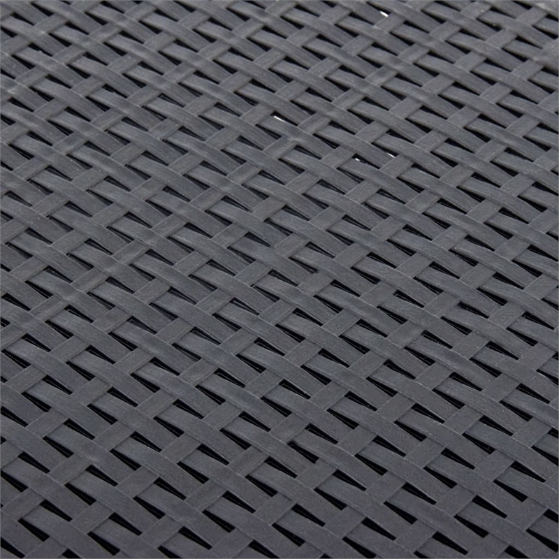 vidaXL Polypropylene Outdoor Table in Anthracite/Gray