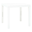 vidaXL Plastic Garden Dining Table in White