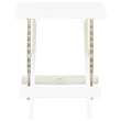vidaXL Plastic BistroSmall Foldable Garden Dining Table in White