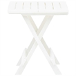 vidaXL Plastic BistroSmall Foldable Garden Dining Table in White