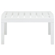 vidaXL Plastic Garden Dining Table in White