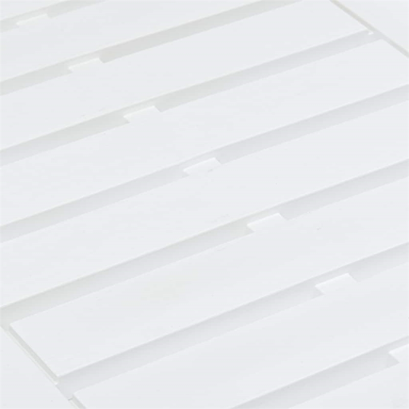 vidaXL Plastic Garden Dining Table in White