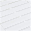 vidaXL Plastic Garden Dining Table in White