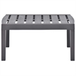 vidaXL Plastic Garden Dining Table in Mocha