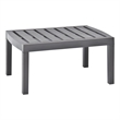 vidaXL Plastic Garden Dining Table in Mocha