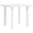 vidaXL Plastic Medium Garden Dining Table in White