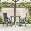 vidaXL Plastic Medium Garden Dining Table in Green