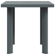 vidaXL Plastic Medium Garden Dining Table in Green